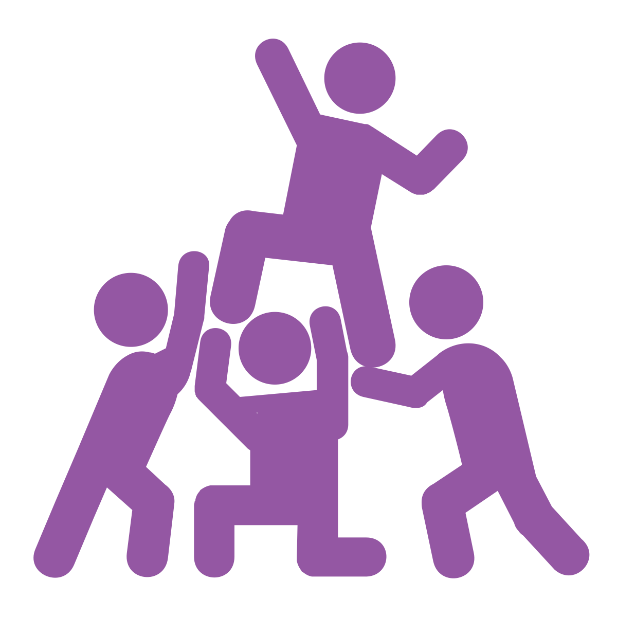 Ícono trabajo en equipo